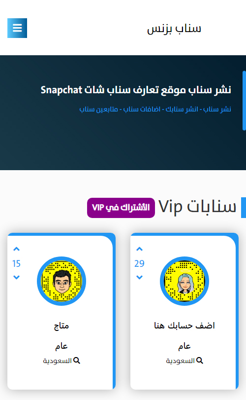 بزنس سناب شات «سناب شات»