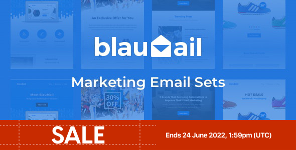 Blaumail – Marketing Email Sets + Notification Pack