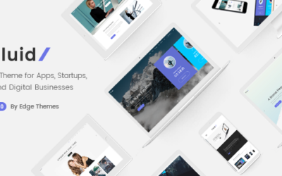 Fluid – Startup and App Landing Page Theme