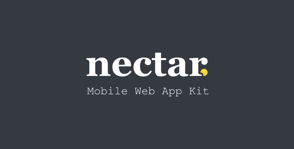 Nectar – Mobile Web App Kit